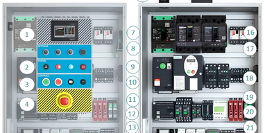 BMS automated control systems panel